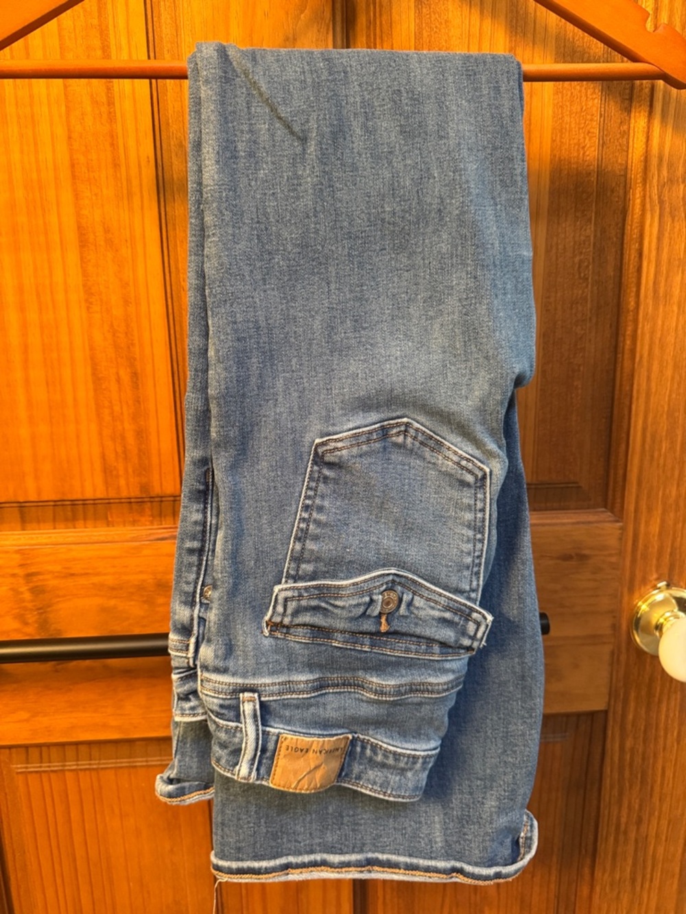 American Eagle Outfitters Blue Denim Jeans - Classic Stitch